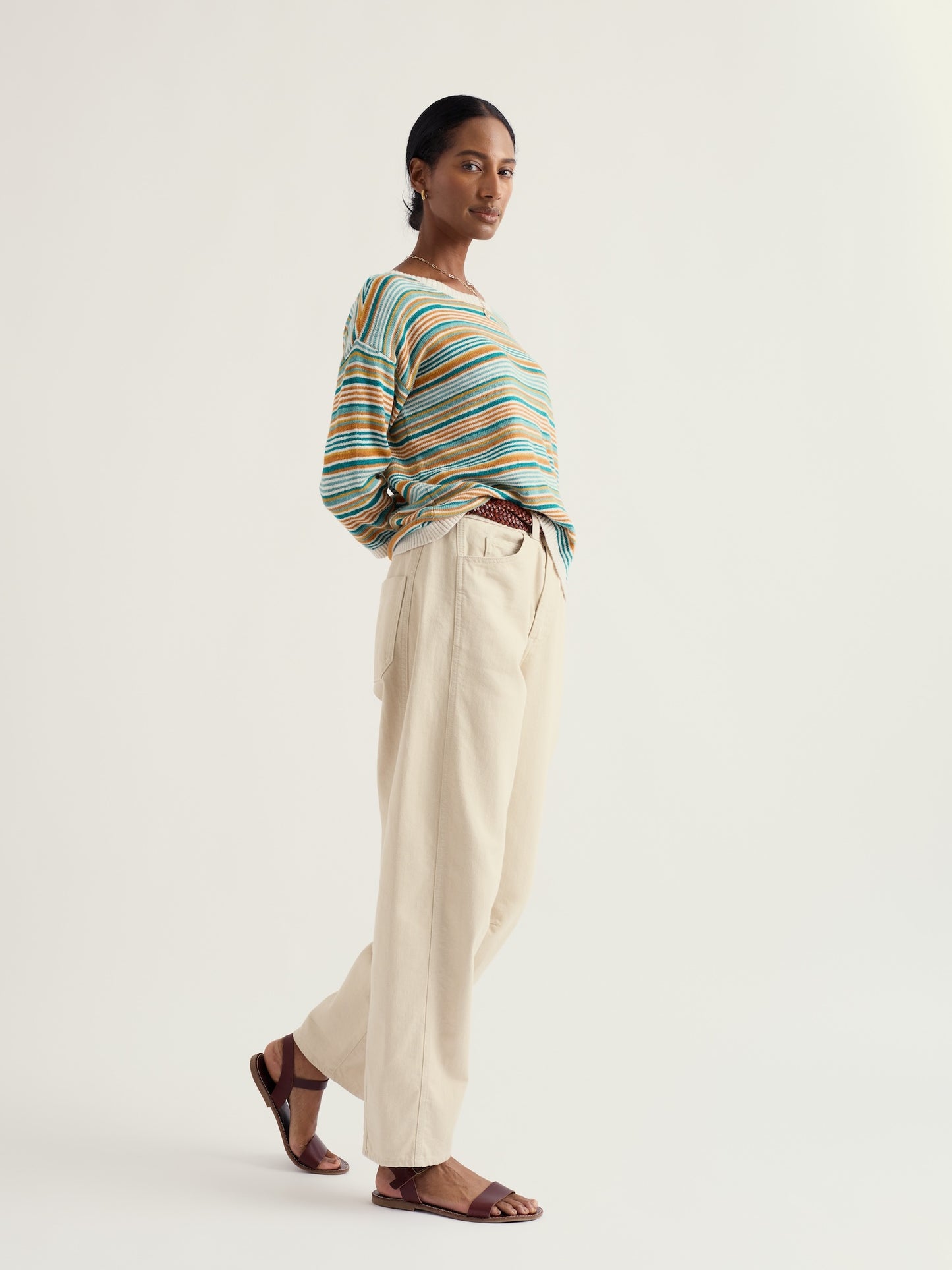 Women's Knavock Striped Jumper