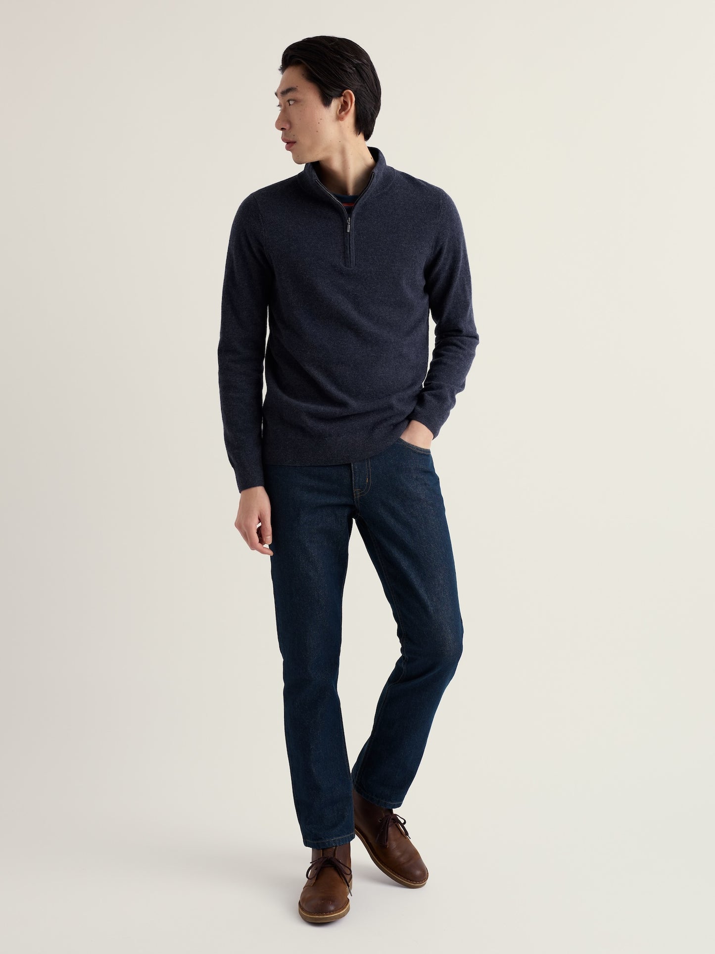 Men's Prow 1/4 Zip Knitted Jumper