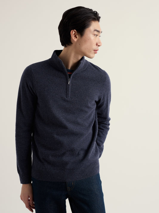 Men's Prow 1/4 Zip Knitted Jumper