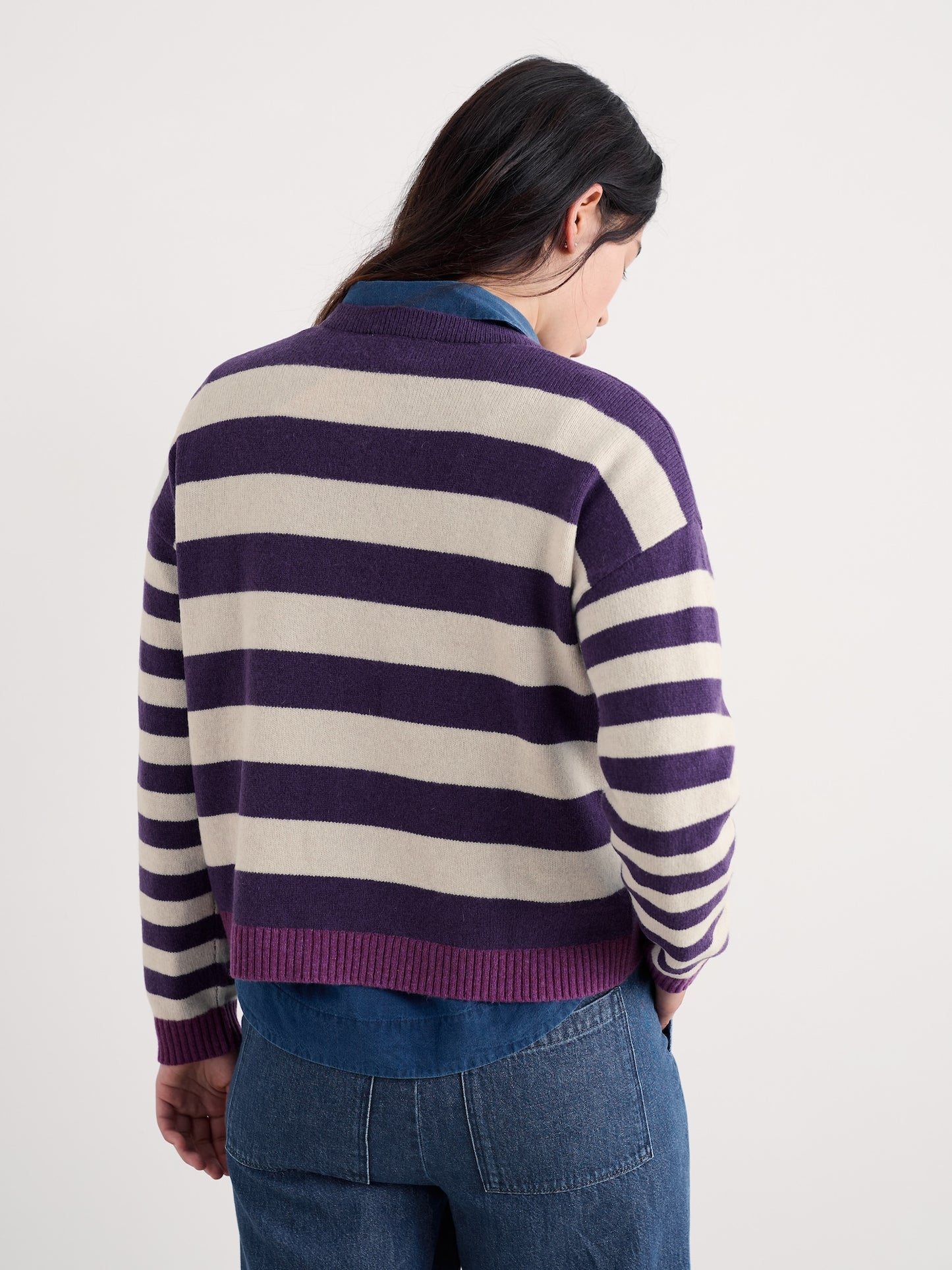 Pinwell Striped Cardigan