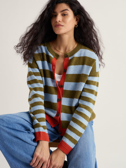 Pinwell Striped Cardigan