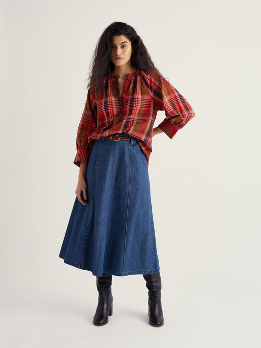 Restharrow Denim Skirt