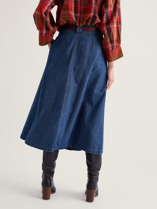 Restharrow Denim Skirt