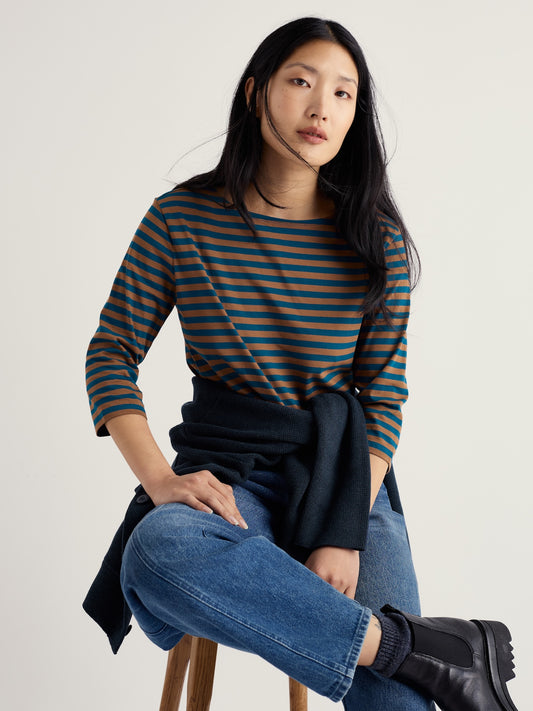 Sailor 3/4 Sleeve Top