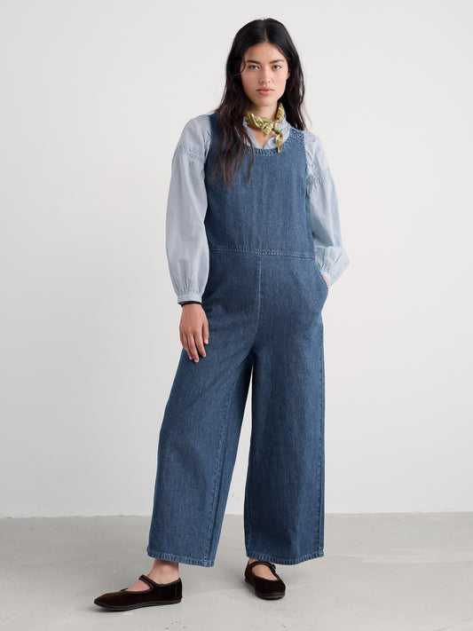 Salt Air Denim Jumpsuit