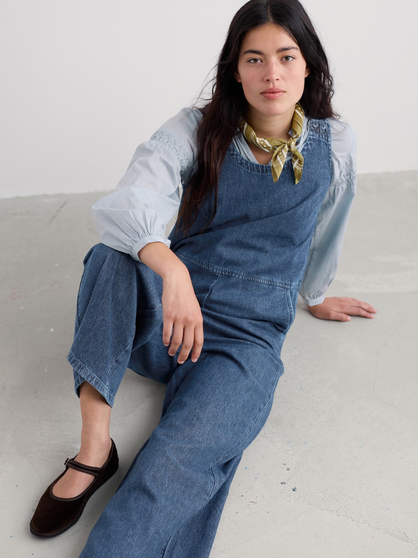 Salt Air Denim Jumpsuit