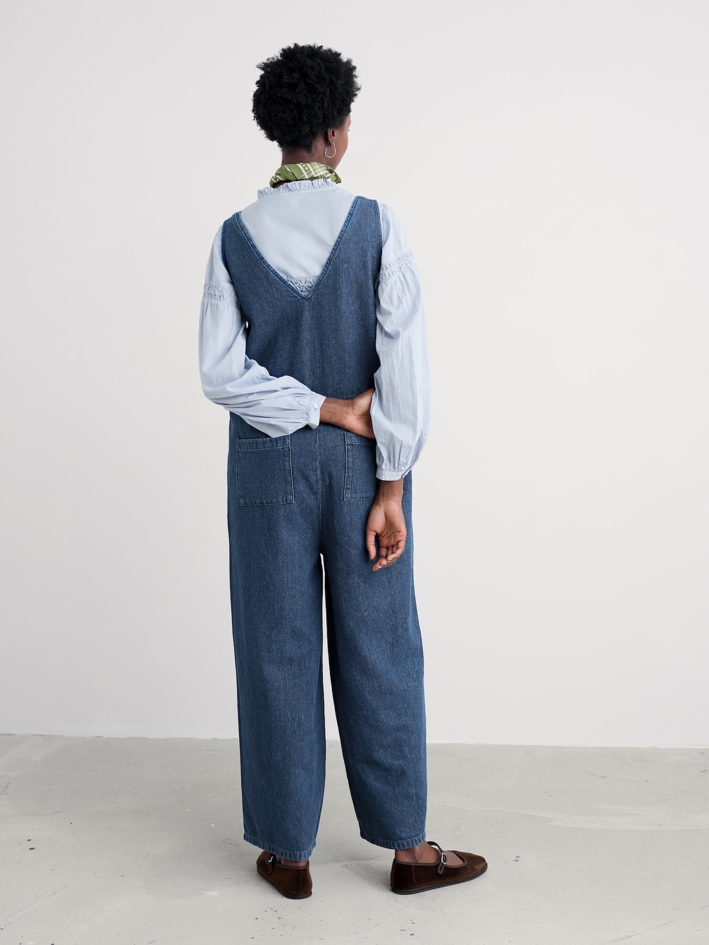 Salt Air Denim Jumpsuit