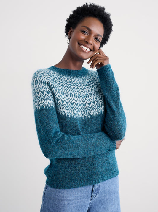Spruce Frost Mohair Jumper