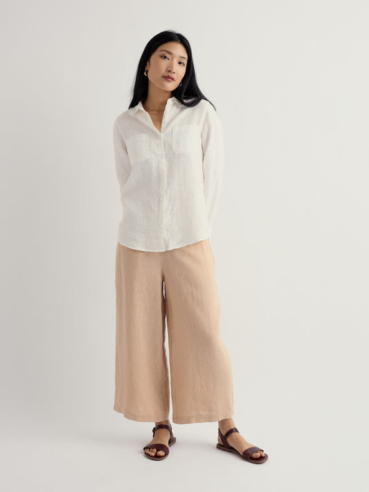 Merrivale Linen Cropped Pant