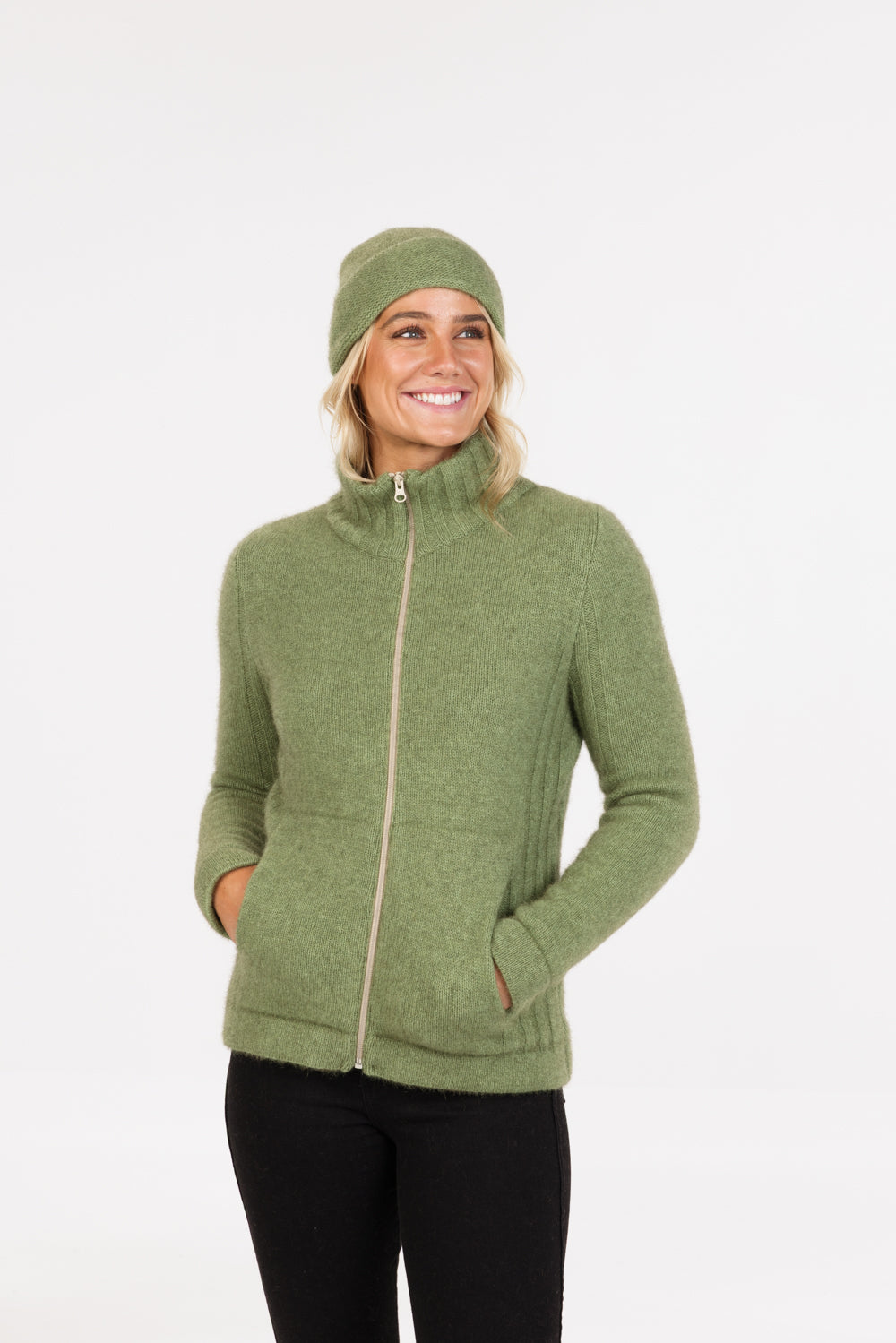 Essential Possum Merino Full Zip Jacket