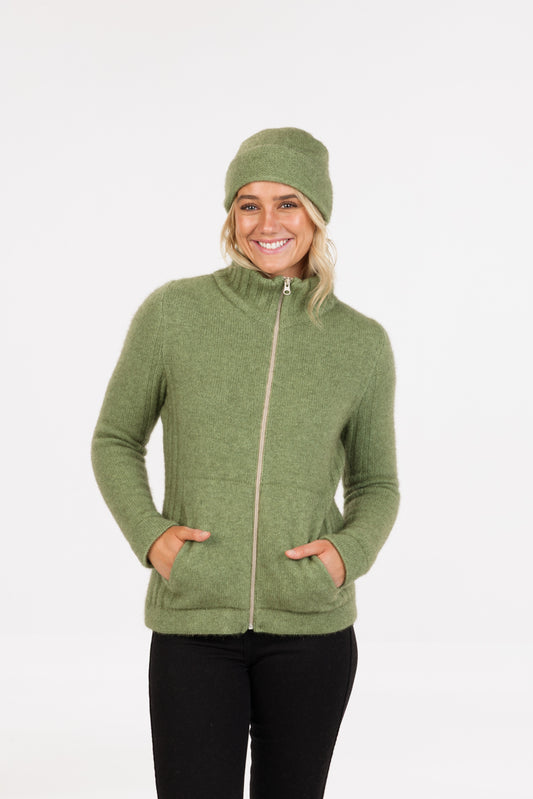 Essential Possum Merino Full Zip Jacket