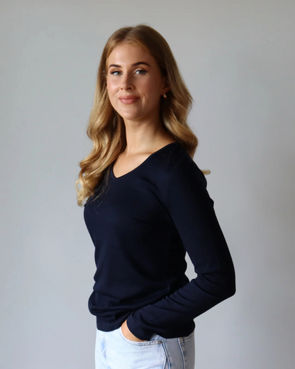 Women's Merino V-Neck Top