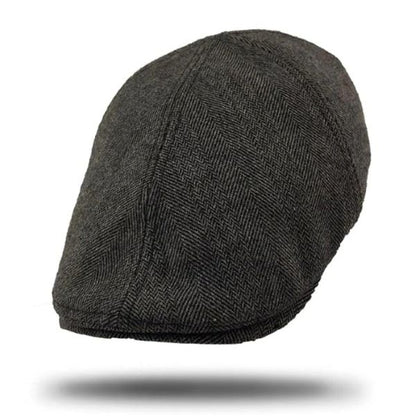 Wool Blend Flat Cap
