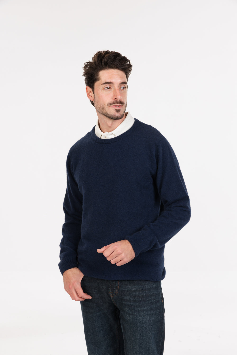 Crew Neck Possum Merino Sweater