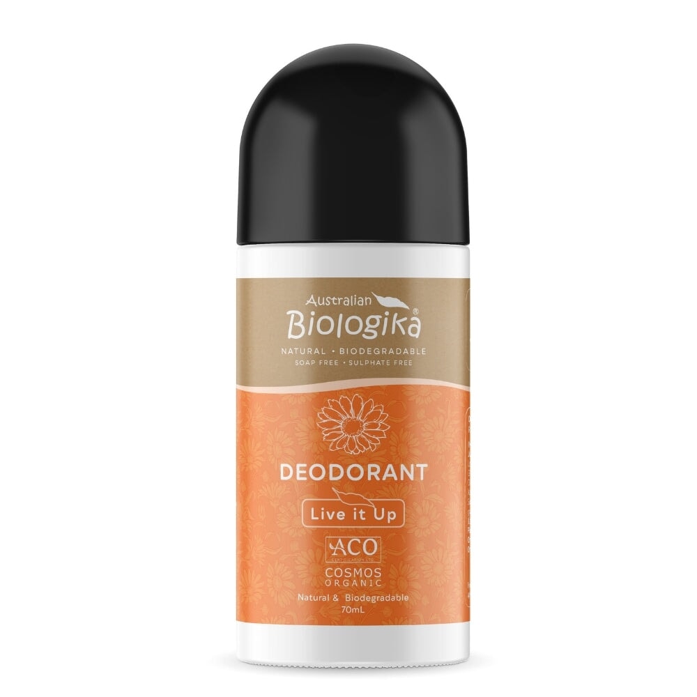 Deodorant - Organic Aluminium Free wellbeing Biologika Live It Up 
