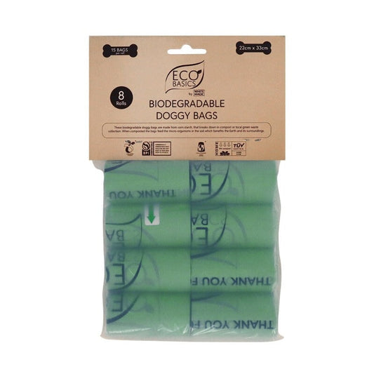 Bags Biodegradable Doggy 8 Pack General Eco Basics 