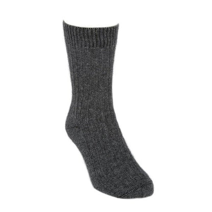 Socks Possum Merino Ribbed Socks Lothlorian Charcoal S 