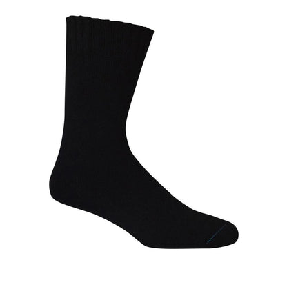 Socks Bamboo Extra Thick General Bamboo Textiles M4-6 W6-8 Black 