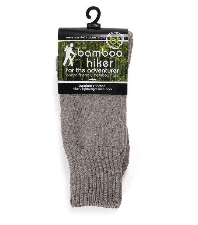 Socks Bamboo Hiker Charcoal General Bamboo Textiles M4-6 W 6-8/ Natural Marle 