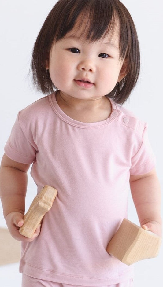 Tshirt Bamboo Baby General Boody 3-6months Rose 