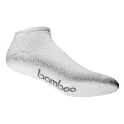 Bamboo Ped Socks Socks Bamboo Textiles White M14-18 