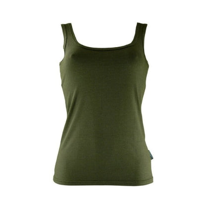 Bamboo Singlets - Womens General Bamboo Textiles 14 Olive 