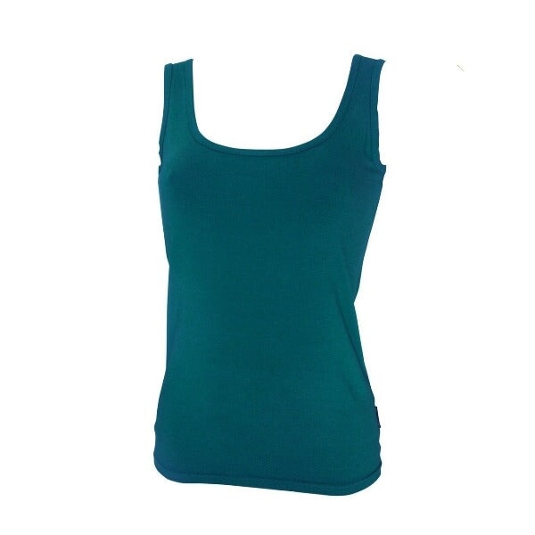 Bamboo Singlets - Womens General Bamboo Textiles 8 Teal 