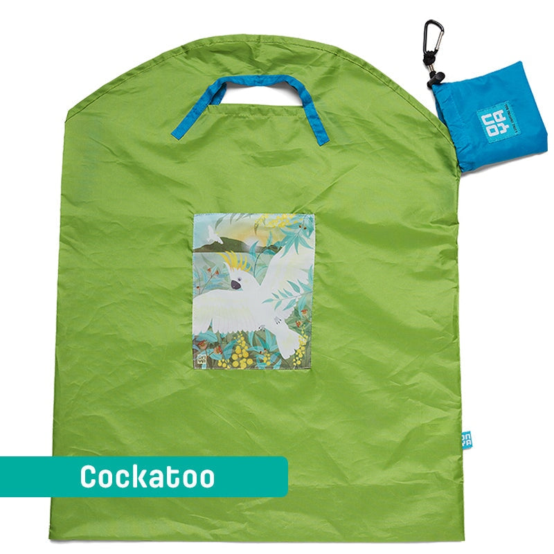 Shopping Bag Recycled Reusable - onya General onya 43 litre Cockatoo 