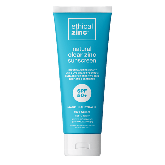 Sunscreen Ethical Zinc General Ethical Zinc Natural Clear 