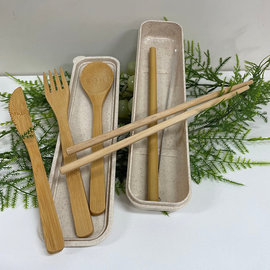 Cutlery Set Bamboo 7pc Box General Kuvings Australia 