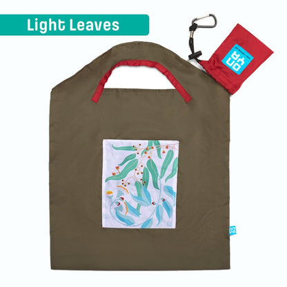 Shopping Bag Recycled Reusable - onya General onya 27Litre Light Leaves 