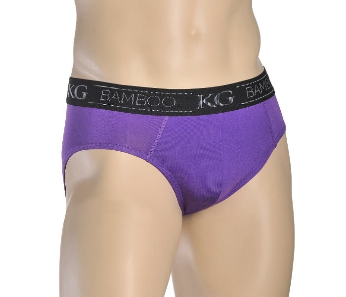 Bamboo Briefs for Men Underwear Kingston Grange Purple S 