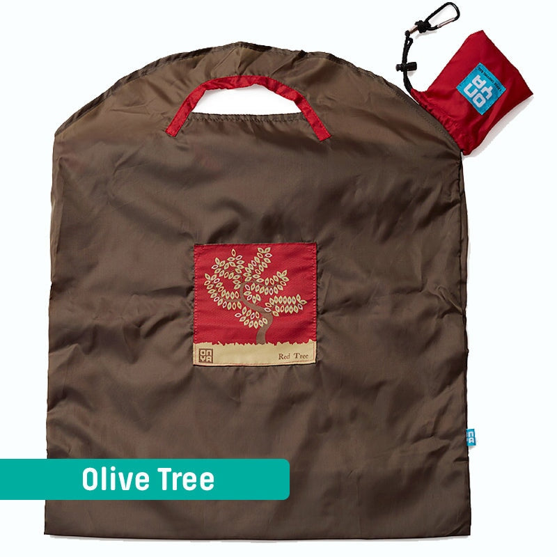Shopping Bag Recycled Reusable - onya General onya 27Litre Black Red Tree 