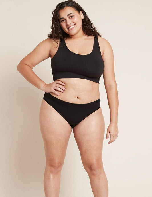 Period Protection Bikini Brief - Moderate/Heavy General Boody XSmall Black 