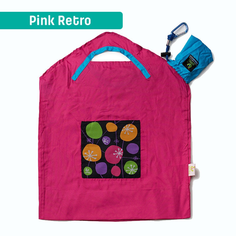 Shopping Bag Recycled Reusable - onya General onya 27Litre Pink Retro 