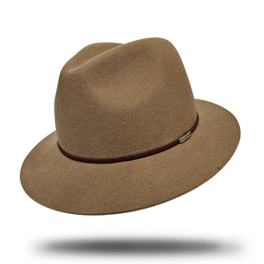 Hat Felt Fedora Tan hats Hatworld Tan 