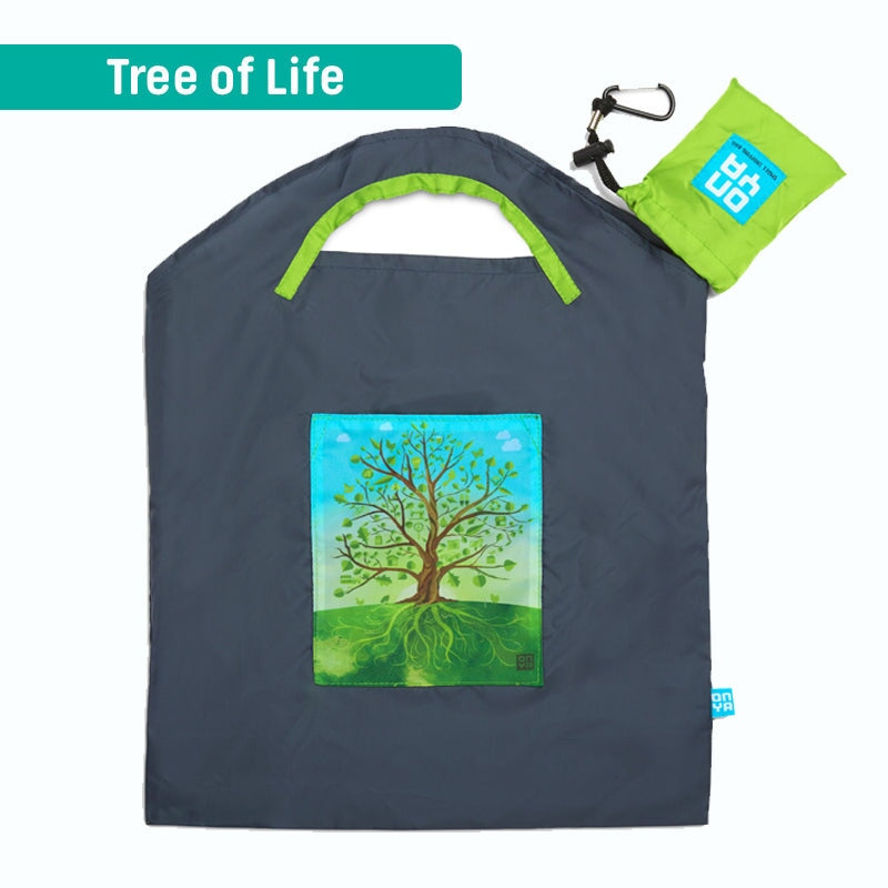 Shopping Bag Recycled Reusable - onya General onya 27Litre Tree of Life 
