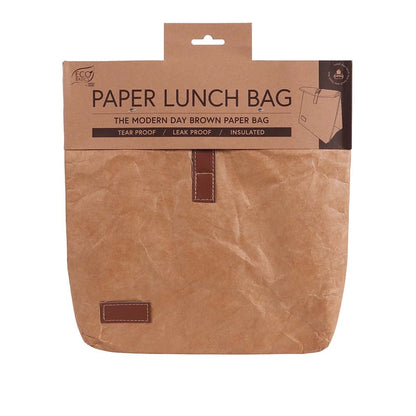 Lunch Bag Brown Paper Reusable General Eco Basics 