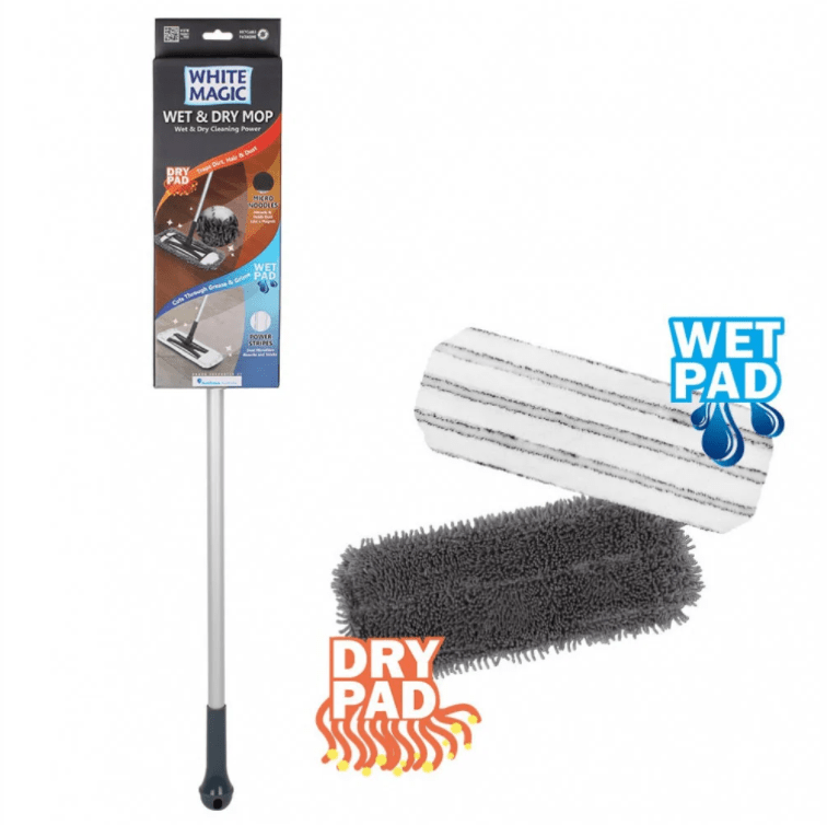 Mop Wet and Dry General White Magic 