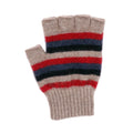 Glove Fingerless Possum Merino Striped Nt General Lothlorian 