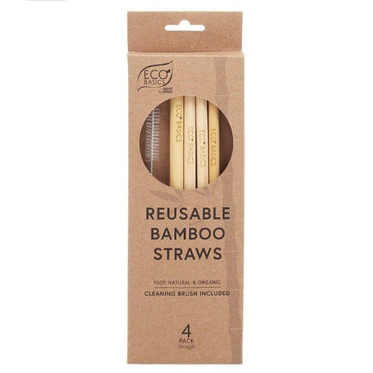 Straw Bamboo 4 Pack General Eco Basics 