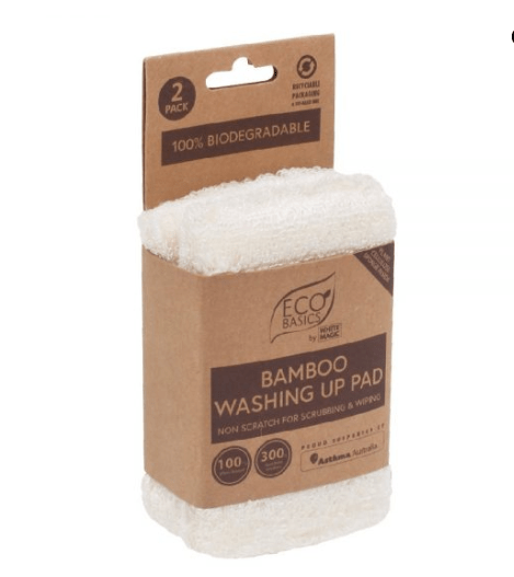 Washing Up Pad Bamboo General Eco Basics 