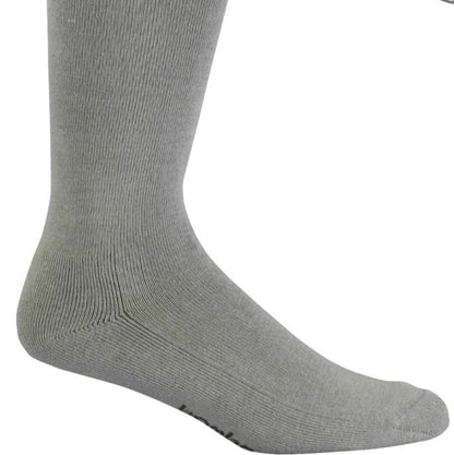 Image shows one dove grey bamboo business sock