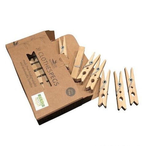 Pegs Bamboo 20 pack Home Go Bamboo 