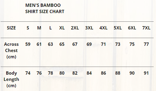 Shirt Bamboo Mens - Mina Mina General Kingston Grange 