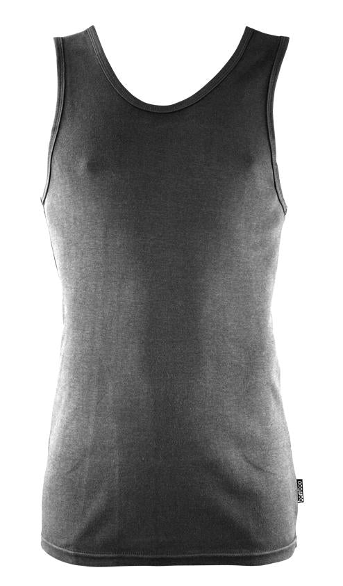 Singlet Mens Heavy Workwear Bamboo General Bamboo Textiles S Slate 