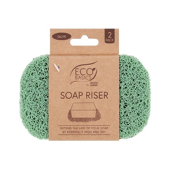 Soap Riser 2 Pack General Eco Basics Olive 