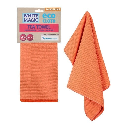 Tea Towel General White Magic Tangerine 