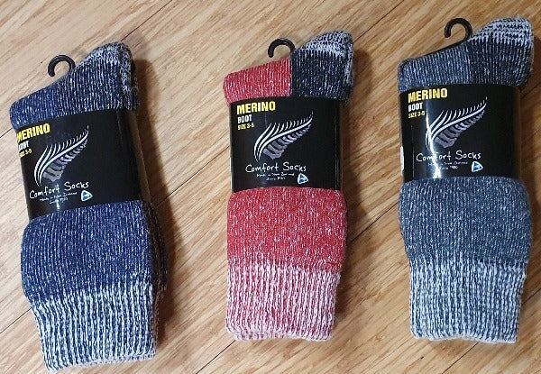 Socks Merino Wool Thick General Comfort Socks NZ 